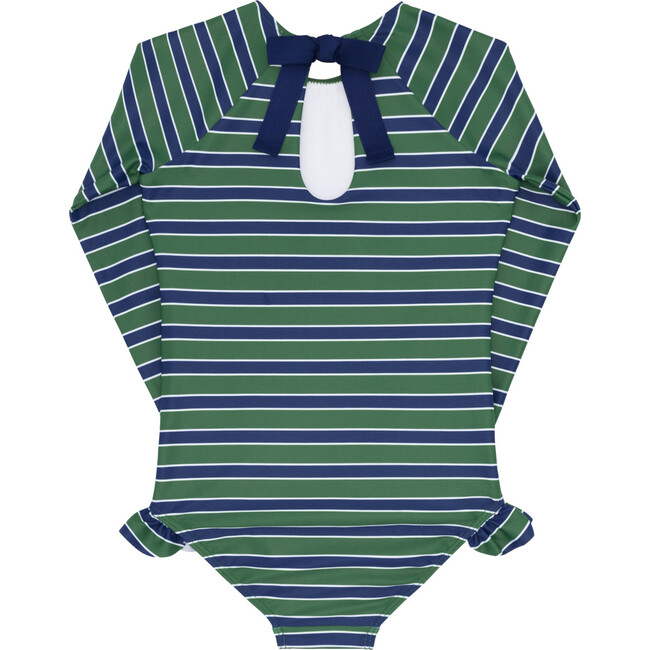 girls evergreen stripe rashguard one piece - One Pieces - 3