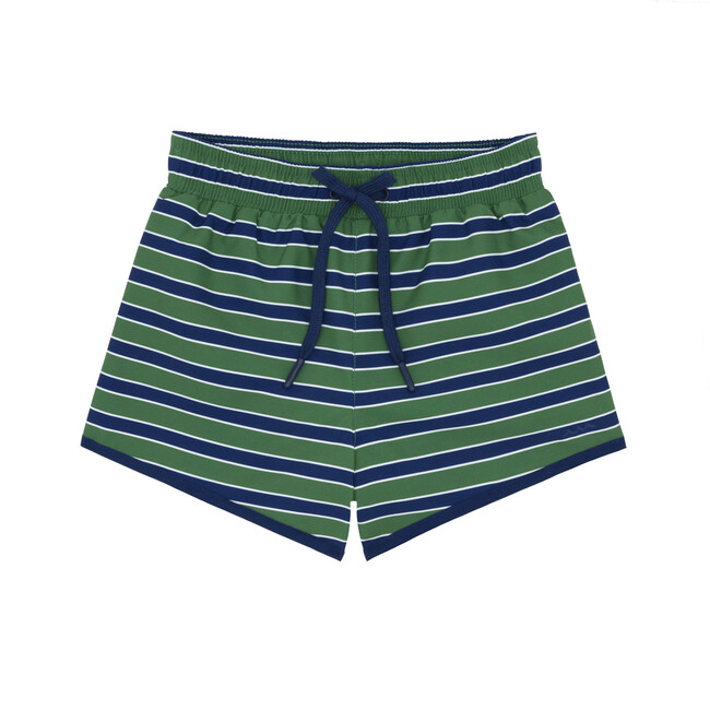 boys evergreen stripe boardie