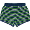 girls evergreen stripe french terry bloomer short - Shorts - 4