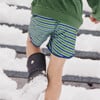 boys evergreen stripe boardie - Swim Trunks - 5