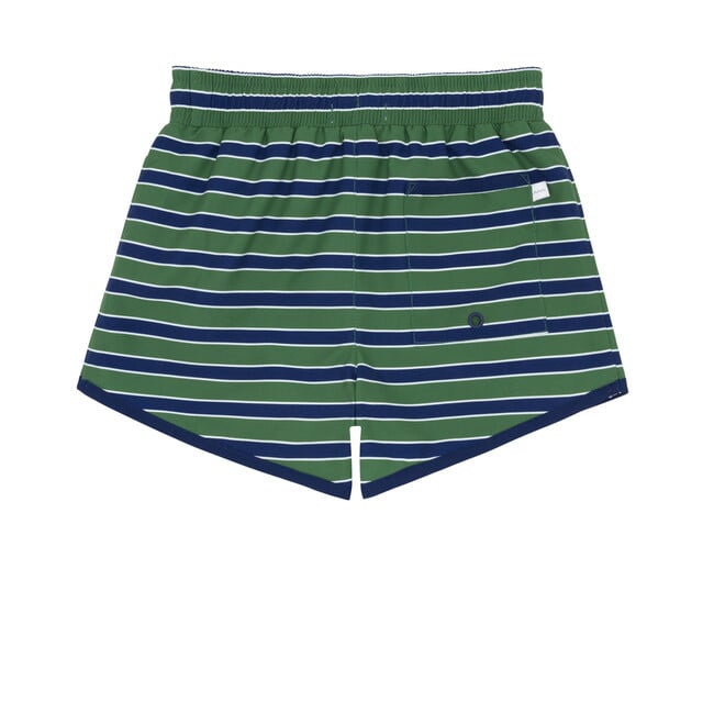 boys evergreen stripe boardie - Swim Trunks - 6