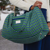 evergreen stripe weekender bag - Bags - 2