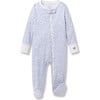 Infant's Pima Snug Fit Romper, Blue Hearts - Rompers - 1 - thumbnail