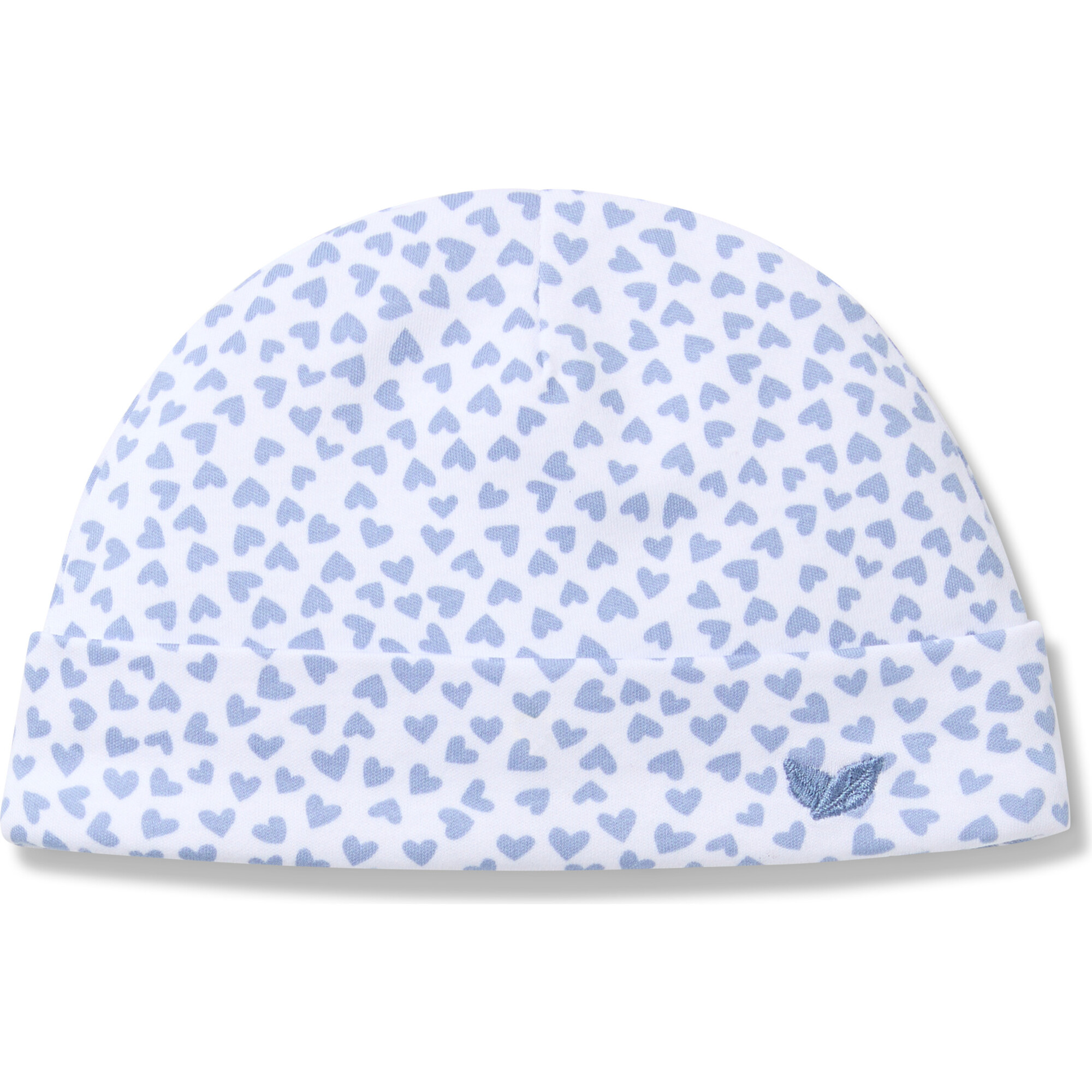 Infant's Pima Hat, Blue Hearts - Hats - 1
