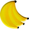 Bananas For You Banana Bunch Large Plates - Party - 1 - thumbnail