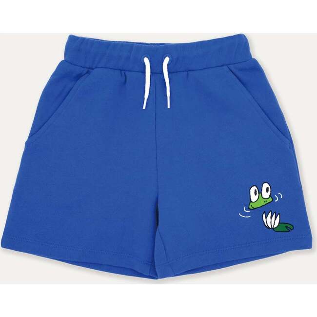 Frog sweatshorts, Blue