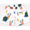 Vegetable UV swim shorts, white - Swim Trunks - 2