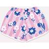 Flower UV swim shorts, Pink - Swim Trunks - 2