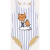 Cat swimsuit, White - One Pieces - 1 - thumbnail