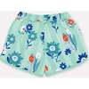 Flower UV swim shorts, Green - Swim Trunks - 2