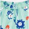 Flower UV swim shorts, Green - Swim Trunks - 3