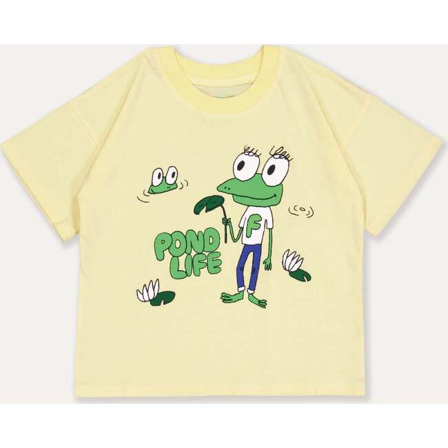 Frog short sleeve T-shirt, Yellow