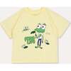 Frog short sleeve T-shirt, Yellow - T-Shirts - 1 - thumbnail