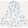 Flower UV windbreaker, White - Jackets - 2