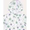 Flower UV windbreaker, White - Jackets - 3