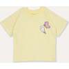 Butterfly short sleeve T-shirt, Yellow - T-Shirts - 1 - thumbnail