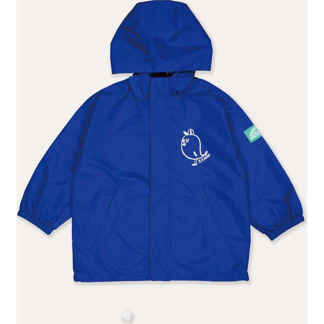 Cat windbreaker, Blue