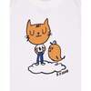 Cat T-shirt, white - T-Shirts - 2