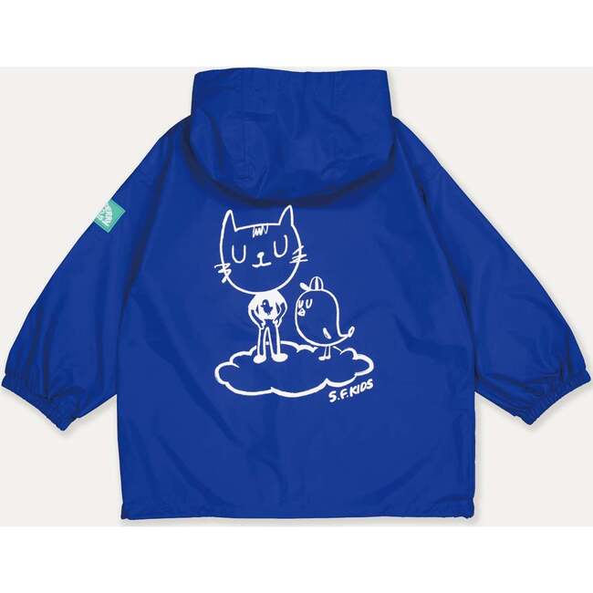 Cat windbreaker, Blue - Jackets - 2