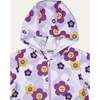 Flower UV windbreaker, Purple - Jackets - 3