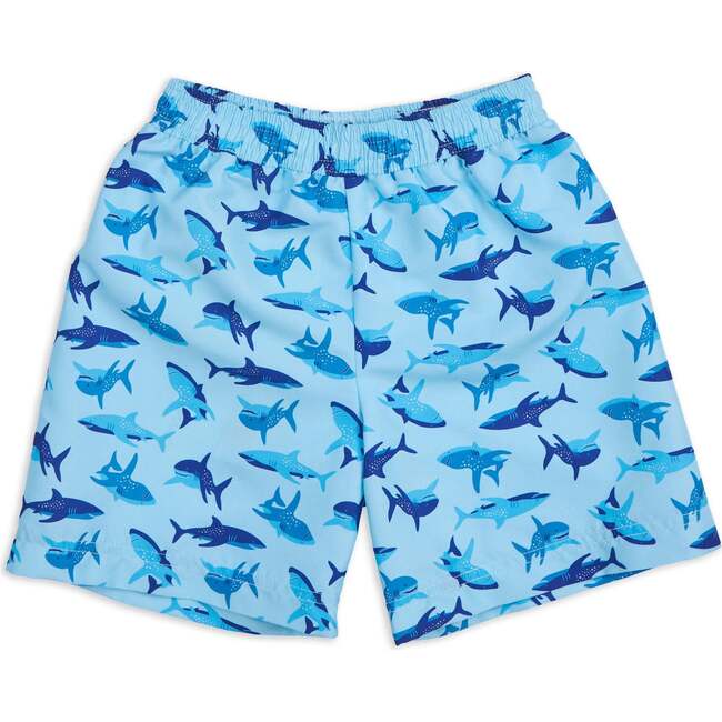 Shark Print Swim Trunk