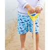 Shark Print Swim Trunk - Swim Trunks - 2