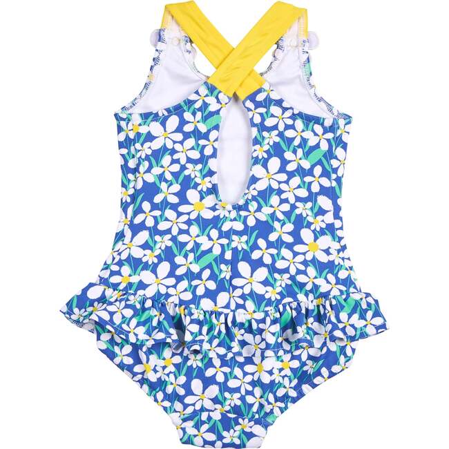 Floral Swimsuit With Flowers - One Pieces - 3