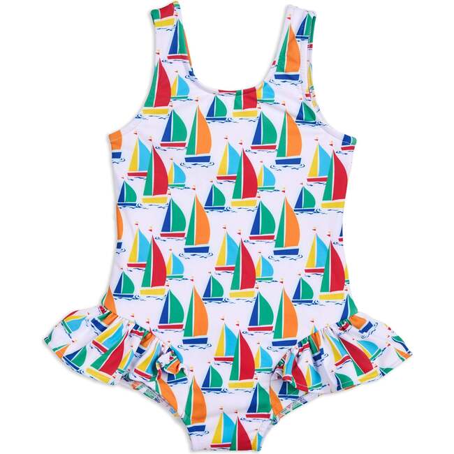 Sailboat Print Swimsuit