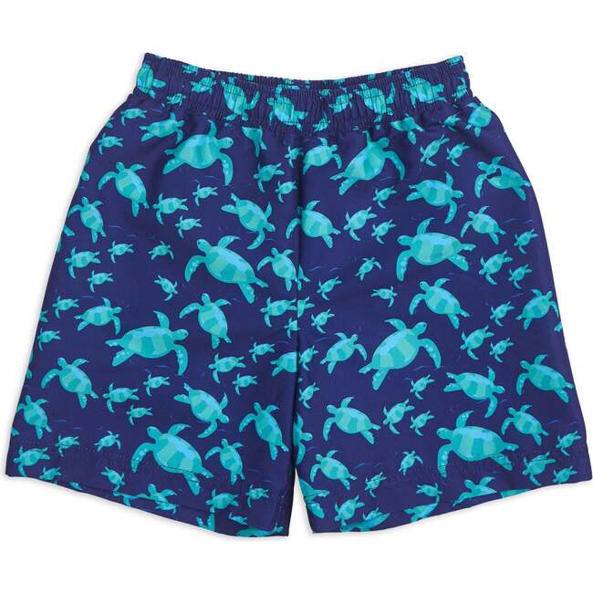 Turtle Print Swim Trunk