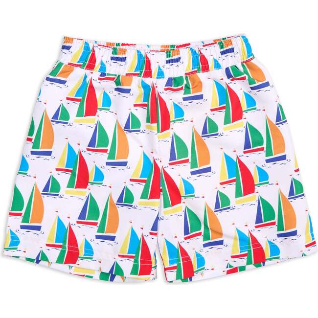 Sailboat Print Swim Trunk