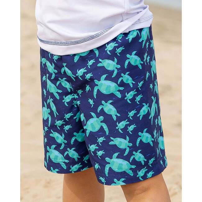 Turtle Print Swim Trunk - Swim Trunks - 2