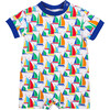 Sailboat Print Shortall - Rompers - 1 - thumbnail