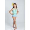 Lemon Print Tankini - One Pieces - 2