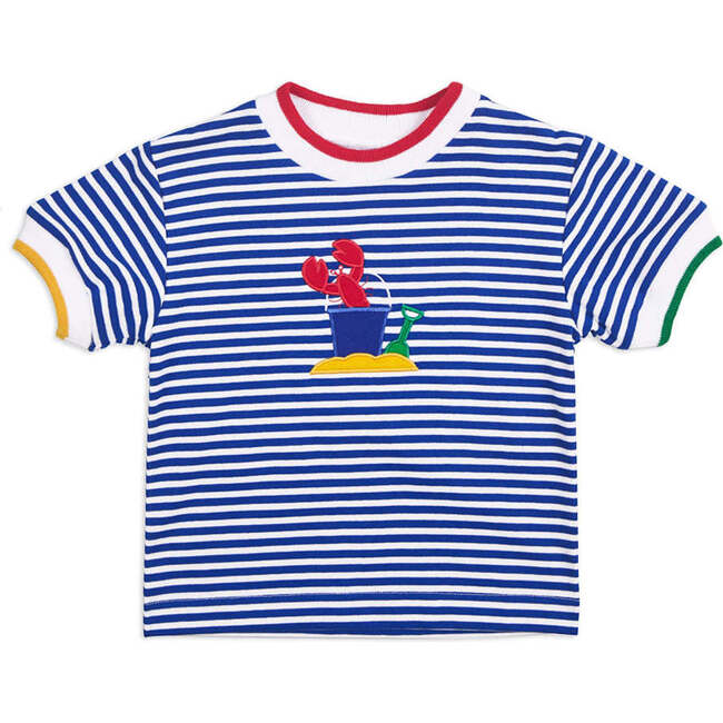 Stripe Knit Tshirt With Lobster & Sand Toys