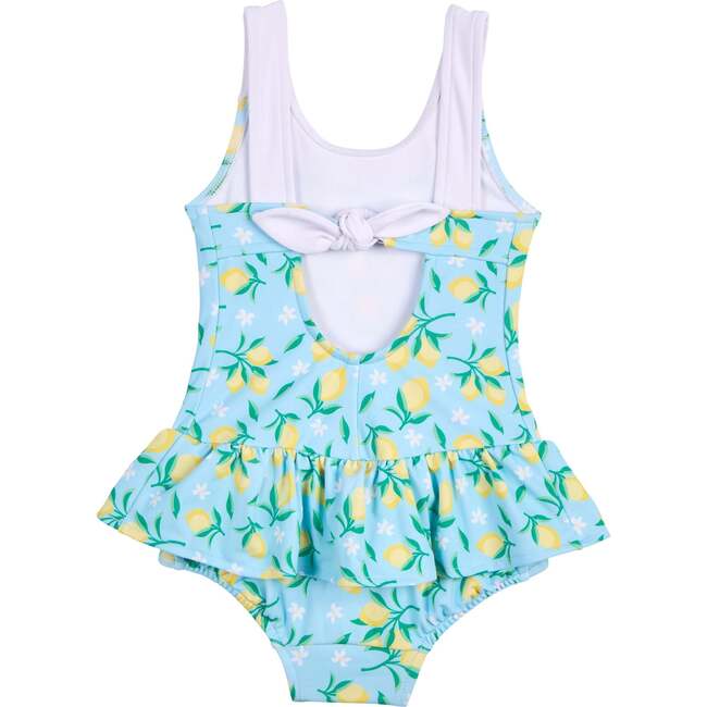 Lemon Print Skirted Swimsuit - One Pieces - 3