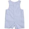 Stripe Linen-Look Shortall With Airplanes - Rompers - 1 - thumbnail