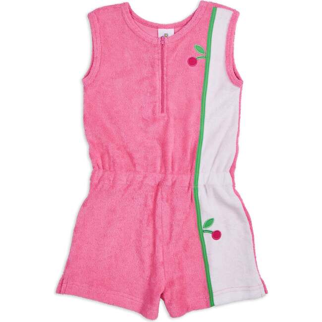 Terry Romper With Cherries