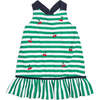 Stripe Knit Dress With Cherries - Dresses - 1 - thumbnail