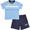 Knit Short Set With Tennis - Mixed Apparel Set - 1 - thumbnail