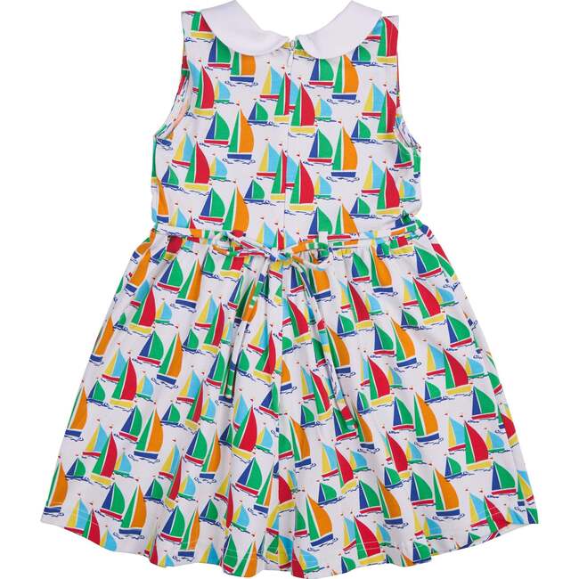 Sailboat Print Twirl Dress - Dresses - 3