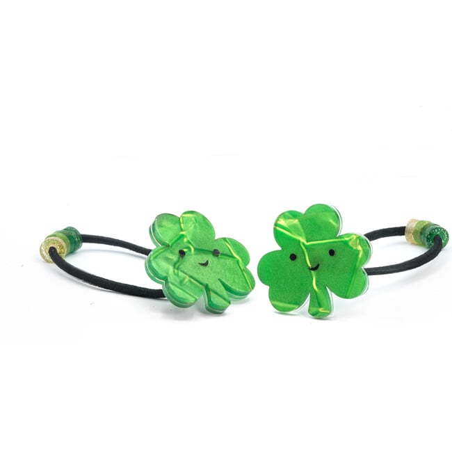 Shamrock St. Patrick's Hair Ties