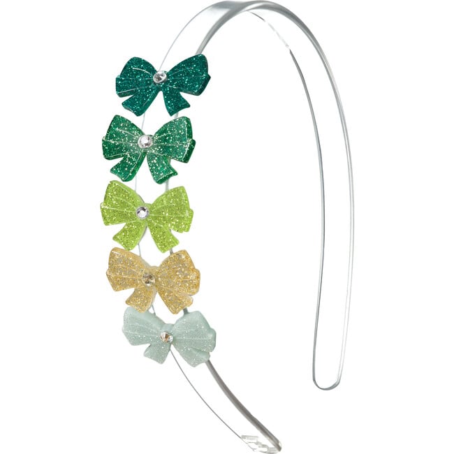 Bows Glitter Green St. Patricks Headband