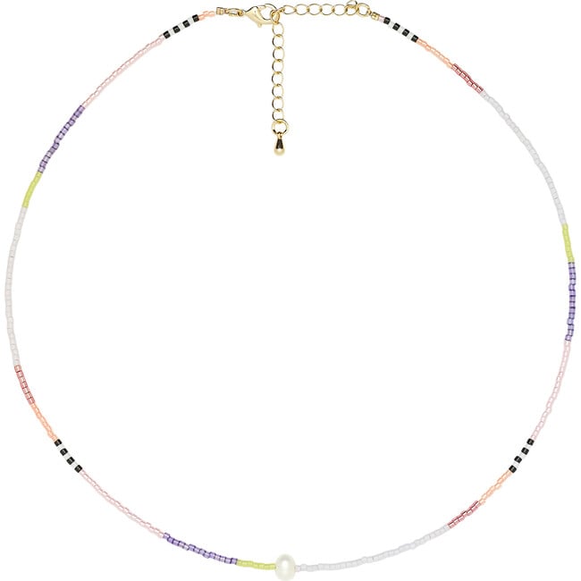 Women's Issa Pearl Beaded Choker, Multicolors