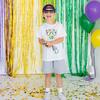 Mardi Gras Dude Short Sleeve T-Shirt, White - T-Shirts - 2