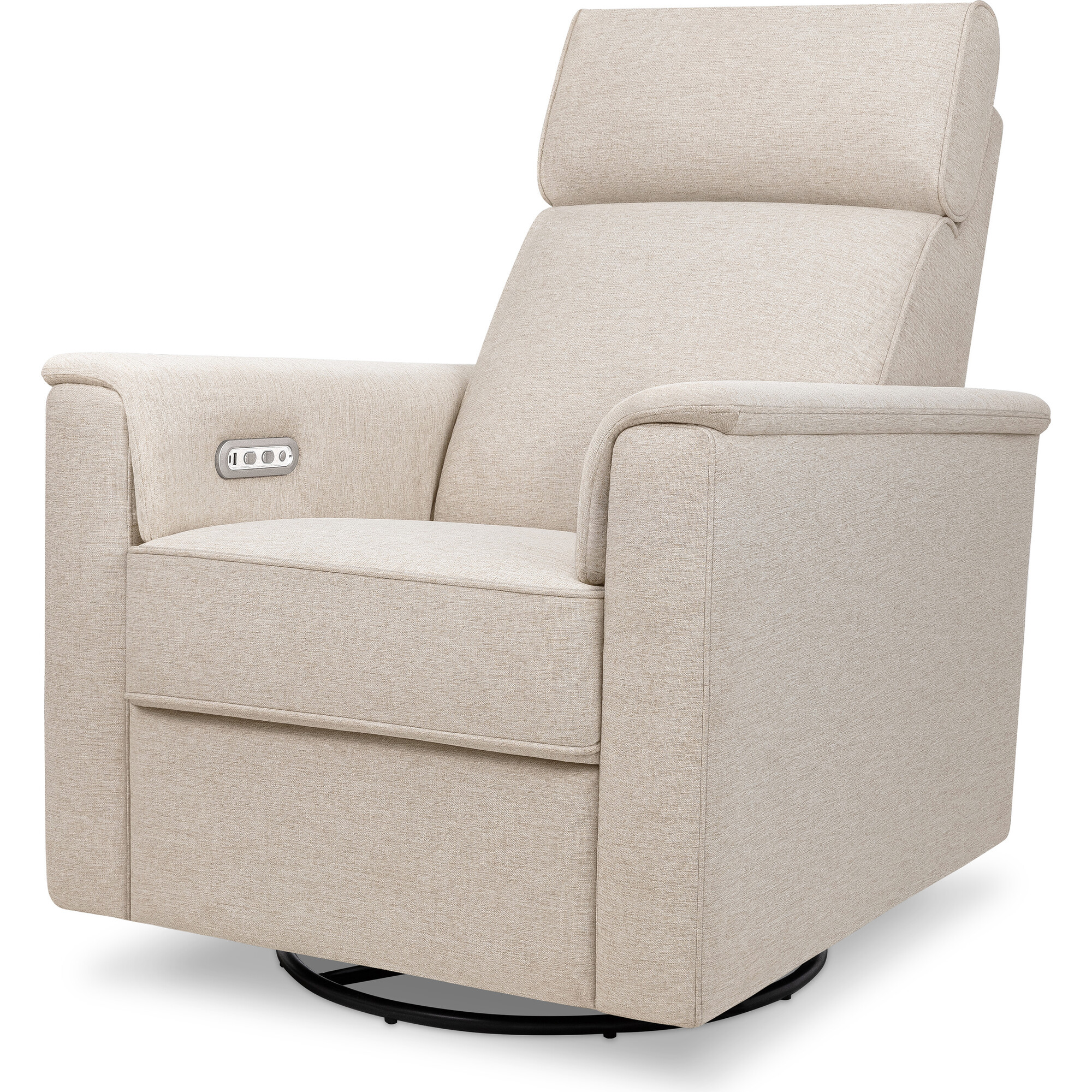 Willa Plus Power Recliner and Swivel Glider, Performance Beach Eco-Weave - Glider - 1