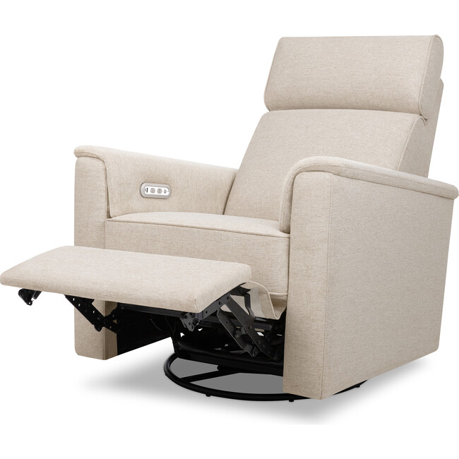 Willa Plus Power Recliner and Swivel Glider, Performance Beach Eco-Weave - Glider - 7