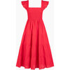 Women's Ellie Nap Dress, Red Daisy Check Eyelet - Dresses - 1 - thumbnail