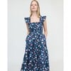 Women's Ellie Nap Dress, Navy Belgravia Floral Ikat - Dresses - 6