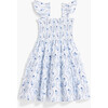 The Tiny Ellie Nap Dress, Blue Vine Stripe - Dresses - 1 - thumbnail