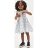 The Tiny Ellie Nap Dress, Blue Vine Stripe - Dresses - 2